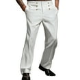 thumbnail image 1 of Pantalon Habillé Homme à devant Plat avec Ajustement Extensible Confortable pour Tenue d'Affaires et Usage Quotidien, 1 of 9