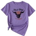 thumbnail image 2 of Anbech 80s RODEO T-Shirt for Women Vintage Not My First RODEO Graphic Western Cowboy Short Sleeve Tee Tops with Crew Neck, 2 of 3