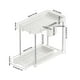 thumbnail image 3 of Organizador de almacenamiento debajo del fregadero extraíble | Estante de Cocina y Baño | Diseño multifuncional en capas, plástico blanco | 40x35x20,5cm | Ventilado, Drenaje, Ahorro de espacio, 4, 3 of 6