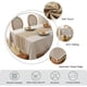 thumbnail image 4 of Xiao Hua Mantel de comedor de estilo rural, impermeable y resistente a las arrugas, rectangular, apto para cocina y comedor, azul, 35,43 x 51,2 pulgadas, 1 pieza, 4 of 5