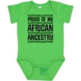 thumbnail image 3 of Inktastic Black History Proud African Ancestry Boys or Girls Baby Bodysuit, 3 of 5