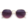 thumbnail image 1 of Lentes de Sol SOJOS Poligonales Redondos SJ1157 con Lentes Polarizados Violeta, 1 of 5