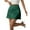 Green#1, variant on MGCWSH Mini Satin Skirts for Women Trendy, High Waisted Womens Short Skirts, Elegant Flared Elastic A-line Silk Skirts Black