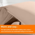 thumbnail image 2 of TAIMIT Beige King Size Comforter Set - 7 Pieces, Bed in a Bag Bedding Sets with All Season Soft Quilted Warm Fluffy Reversible Comforter,Flat Sheet,Fitted Sheet,2 Pillow Shams,2 Pillowcases, 2 of 5