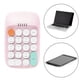 thumbnail image 1 of Teclado numérico perfke para computadora portátil 2.4G Diseño inalámbrico recargable 18 teclas rosa, 1 of 5