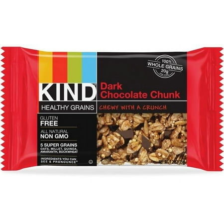 KIND 18082 1.2 oz. Healthy Grains Bar - Dark Chocolate Chunk (12/Box)