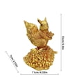 thumbnail image 3 of Sculpture d'Écureuil en Résine pour Jardin, Figurine d'Animal Réaliste Résistante aux Intempéries, Ornement de Pelouse Librement Positionné, Statue de Faune Réaliste pour Cour, Patio, Jardin, Paysage, Déco d'Art Extérieure, 3 of 6