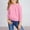 Pink#017, variant on LTTVQM Pullover for Teen Girls Cable Knit Size 6-7 Long Sleeve Fall Winter Casual Round Neck Sweaters Loose Fit Sweatshirts Fashion Blouse for Teen Girls Black 6-7