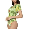 thumbnail image 2 of Naloa Cute Dinosaurs Cartoon Women's Short-Sleeved Onesie, One-Piece Swimsuit for Parties, dates, clubs - XX-Large, 2 of 9