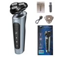 thumbnail image 2 of Rasoir Électrique pour Hommes Rasoir Humide et Sec Rechargeable Rotatif Sans Fil USB Rechargeable, 2 of 5