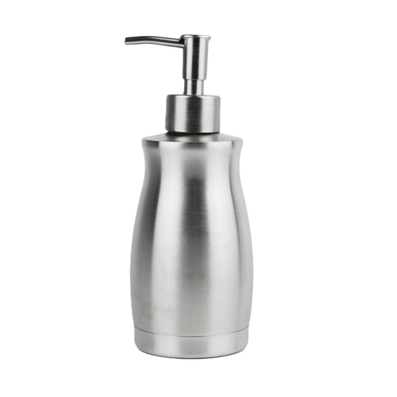 Bathroom Countertop Soap Dispensers Stainless Steel Countertop Soap Dispenser 13.5Oz Rust Proof Liquid Soap Pump Bottle for Kitchen Bathroom and Countertop Hand Dish Lotion