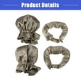 thumbnail image 6 of Vocoste 4 Pcs Heatless Hair Curler Satin Curling Rod Headband with Hair Caps Set for All Hair Types Champagne, 6 of 7