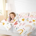 thumbnail image 4 of Castle Fairy Cartoon Rainbow Queen Comforter Set,Kawaii Love Heart Bedding Comforter Set, 4 of 8