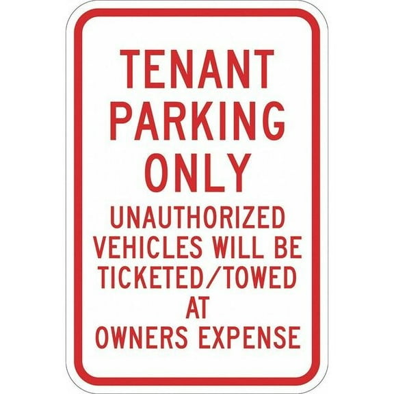 Lyle Tennant Parking Sign,18" x 12, T1-1200-EG_12x18 T1-1200-EG_12x18