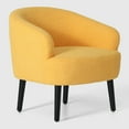 thumbnail image 5 of WestinTrends Alexandria 29" Wide Mid Century Modern Club Barrel Accent Armchair, Set of Two, Sunset Gold, 5 of 8