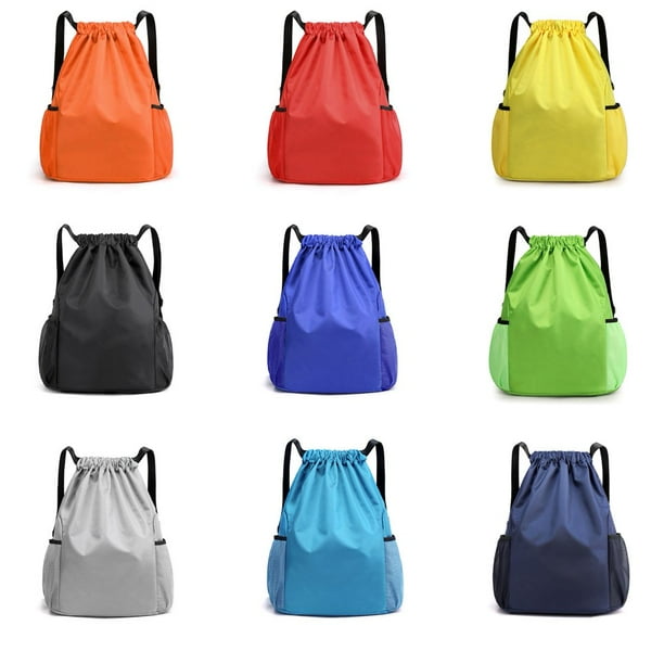 Men/Women Waterproof Nylon Backpack Travel Bag With Drawstring