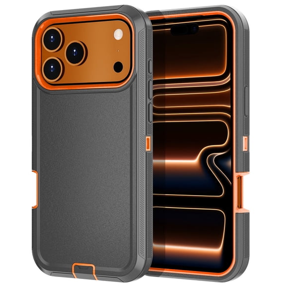 AICase For iPhone 17 Pro Case Heavy Duty Shockproof Protective Military 3-Layer Cover For iPhone 17 Case