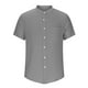 thumbnail image 4 of pstuiky camisetas para hombre, Camiseta deportiva informal de verano para hombre, de manga corta, con botones y color liso camisas casuales para hombre xxl, 4 of 6