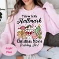 thumbnail image 3 of This Is My Hall.mark xMas Watching Sweatshirt, Winter Holiday Sweatshirt, Retro Movie Sweatshirt - Sizes S-5XL ,Art Print JSC, 3 of 6