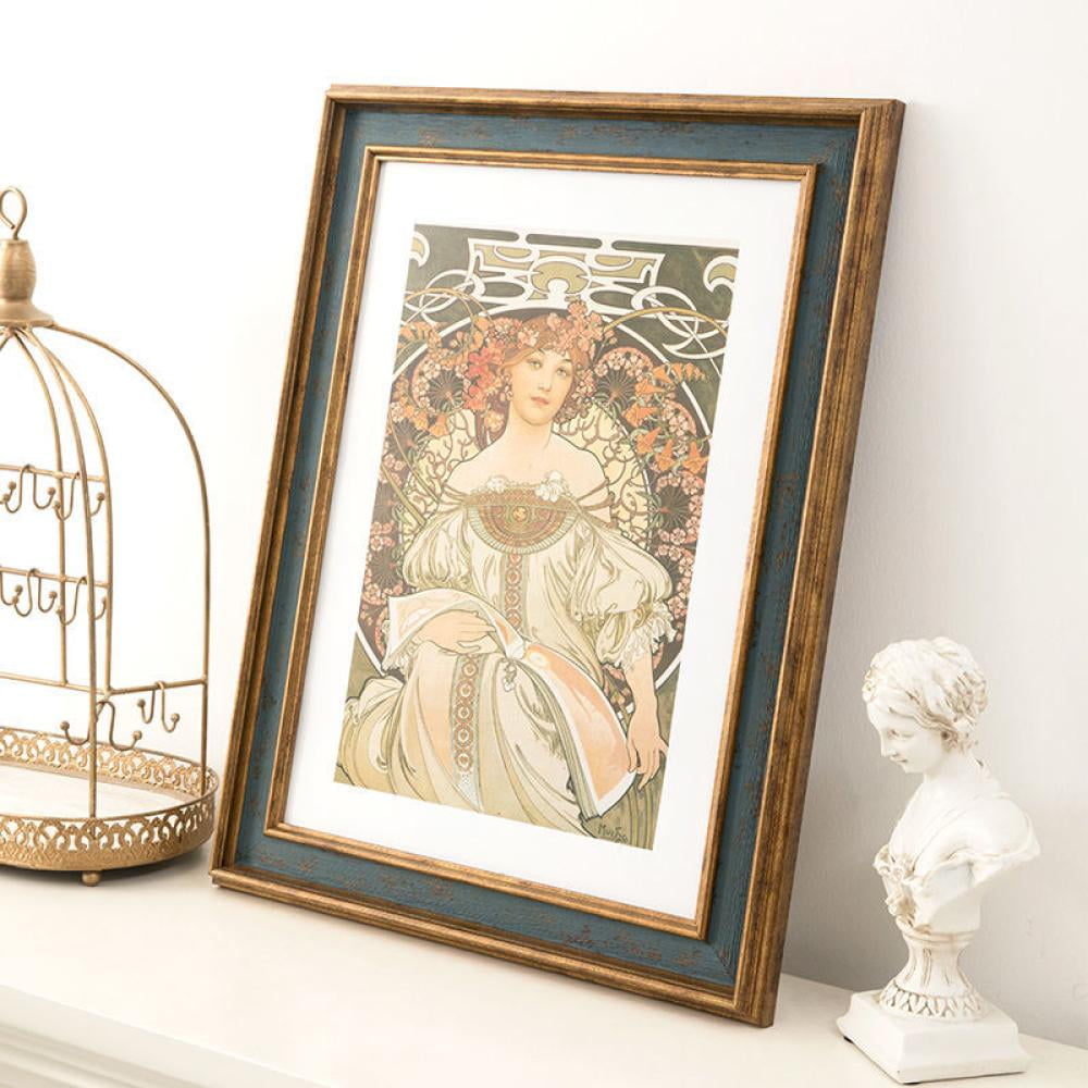 Taehoxa Big Picture Frame Retro Frame Photo Frame WallMounted 20Inch