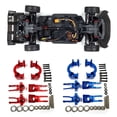 thumbnail image 3 of Wweixi Steering Block C-hubs Rear Hub Set For 1/8 ARRMA 3S Infraction Fine-tuned Handling With Multiple Camber Link Blue 1Set, 3 of 6