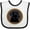 White and Black, variant on Inktastic Black Lab Dog Labrador Retriever Boys or Girls Baby Bib