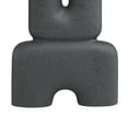 thumbnail image 3 of DecMode 15" Abstract U-Shaped Black Ceramic Vase, 3 of 10