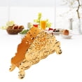 thumbnail image 4 of Napkin Holder, Tissue Holder Easy To Clean European Style Zinc Alloy Hollow Flower Pattern  For Table Gold,Silver, 4 of 8