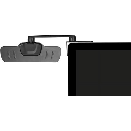 Mount-It! Monitor Document Holder Clip - Paper and Copy Holder Attachment for Typing with 3M Adhesive Sticker, Swivel 360 Degrees, Left and Right Side Mounting (MI-9005)