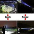 thumbnail image 3 of From Xiao Bei strict selection 1-6PCS Mini Portable LED Flashlight COB Light Telescopic Zoom Torch USB Rechargeable Tactical Camping Hiking Emergency Lantern, 3 of 7