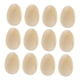 thumbnail image 2 of 12 huevos de madera para manualidades, huevos hechos a mano, juguetes de comida, decoración de huevos, marrón, 2 of 8