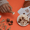 thumbnail image 2 of Just The Fun Part Waffle Cones Filled with Milk Chocolate, 2 of 6