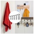 thumbnail image 7 of 120 Pack L Shape Hooks, Right Angle Screw Hooks for Hanging, Black, 7 of 7
