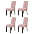thumbnail image 1 of Wweixi 4pack/lot Stylish Chair Covers For Dining - Transform Dining Room With Ease Durable Cover For Dining roses 1Set, 1 of 6