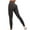 Black, variant on qolati Leggings for Women Seamless Tummy Control High Waisted Yoga Pants Slim Fitted Scrunch Butt Lifting Workout Running Leggings