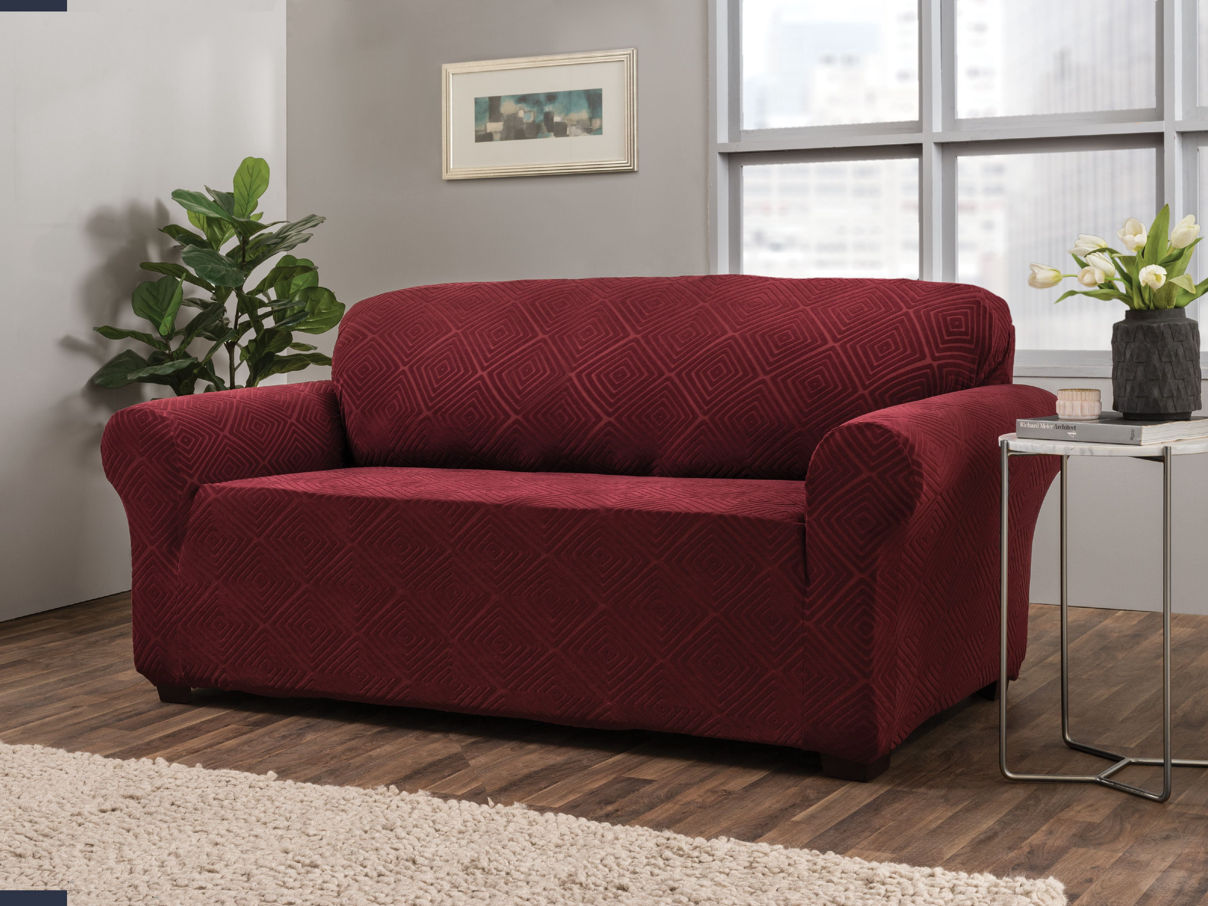 Stretch Sensations Shapely Diamond Sofa Slipcover