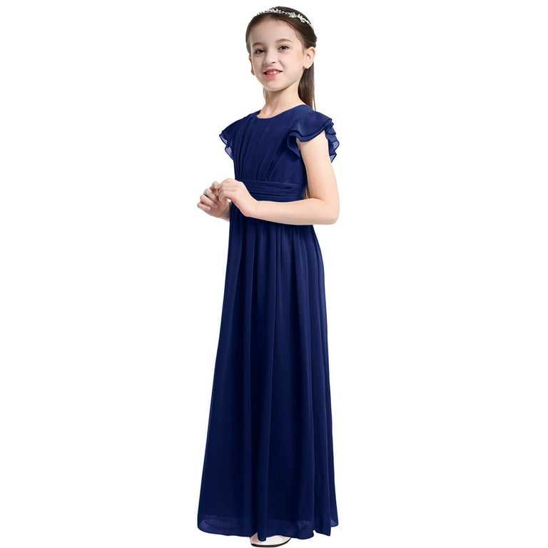 inhzoy Kids Flower Girls Dress Cap Sleeve Bridesmaid Princess Costumes Birthday Wedding Party Gowns Navy Blue 8 - Walmart.com inhzoy Kids Flower Girls Dress Cap Sleeve Bridesmaid Princess Costumes Birthday Wedding Party Gowns Navy Blue 8 - Walmart.com