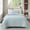 Aqua Blue-Twin, variant on Quilt Size Aqua Blue Lightweight For Summer Ultra-softfiber Modern Style Quilted Clouds Pattern Bedspread Quit Set 2 Pieces (1 And 1ow Sham)