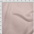 thumbnail image 4 of oneOone Silk Tabby Dark Peach Fabric Check Craft Projects Decor Fabric Printed By The Yard 42 Inch Wide-2S, 4 of 6