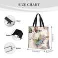 thumbnail image 4 of Naloa Flying Butterflies-1 Tote Bag for Women, Foldable Tote Bag With Zipper, Large Shoulder Bag, Top Handle Handbag for Travel, Work, Shopping, 4 of 9