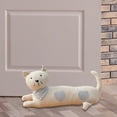 thumbnail image 6 of Weighted Decorative Door Stopper Cat Stuffed Animal Sand Filled Cotton Linen for Kids Room Housewarming Gift, 6 of 8