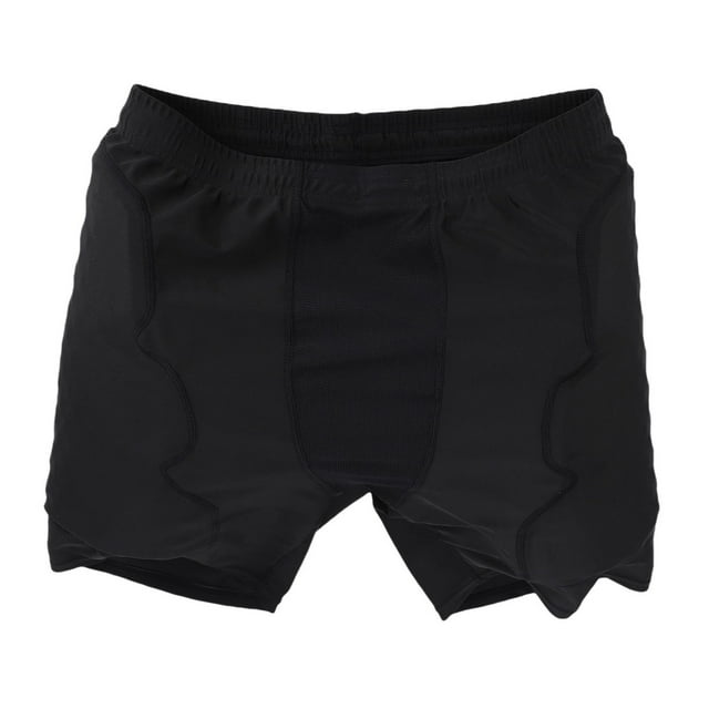 Basketball Protective Shorts, Thickened Shock Absorbing Padded Short Pants with Adjustable Drawstring Waistband, Ideal for Adults, Soft EVA Material