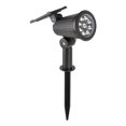 thumbnail image 2 of Focos solares LED de 9 LED para exteriores, luces solares para paisajes, IP65, resistentes al agua, brillo ajustable para jardín, patio, luz cálida, 2 of 8