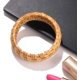 thumbnail image 4 of Brazalete de ratán para mujer, brazalete tejido trenzado de mimbre ligero hecho a mano, brazalete grueso llamativo MFZFUKR WMZY-491, 4 of 6