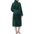 thumbnail image 3 of UVN Fleece Robes for Women Winter Plush Long Bathrobes Soft Cozy Fluffy Premium Sleepwear Housecoats, 3 of 8