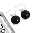thumbnail image 3 of Natural Black Onyx Earring 925 Sterling Silver Handmade Jewelry, 3 of 4