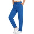 thumbnail image 5 of Fantaslook Womens Pants Stretch Knit Casual Lounge Pants Drawstring Athletic Work Pants with Pockets, 5 of 10