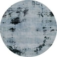 thumbnail image 1 of Ahgly Company Indoor Round Abstract Blue Gray Abstract Area Rugs, 7' Round, 1 of 6