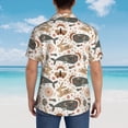 thumbnail image 6 of Daiia Ramadan Whale Hawaiian Shirt for Men Gentle Cotton Regular Short Sleeve Casual-Medium, 6 of 9