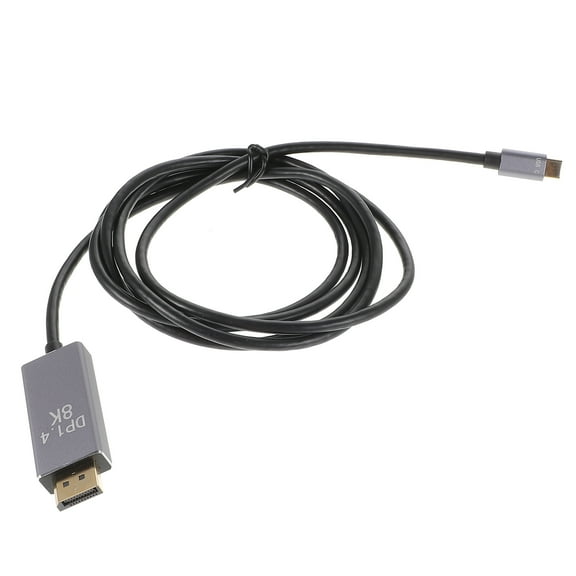 USB C To DisplayPort Cable 6 Inch Monitor USB-C To 1.4 Adapter Cable